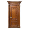Walnut color middle east kitchen room entrance interior casement mahogany solid  wood door for front gate